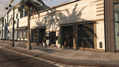 FIVEM Ponsonbys Clothing Store | Luxury Retail Interior | Interior & Exterior | Custom Props | Add-On | Optimized | Fivem Ready | High Quality — image 2