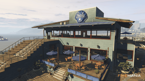 FIVEM Pearls Lounge | Coastal Seafood Restaurant & Lounge MLO | Interior & Exterior | Outdoor Seating | DJ Booth | Add-On | Optimized | Fivem Ready | High Quality — image 2