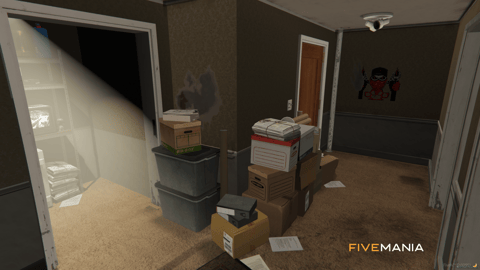FIVEM Bloods Hood | Custom Gang Territory MLO | Interior & Exterior | Custom Graffiti | Underground Garage | Add-On | Optimized | Fivem Ready | High Quality — image 21