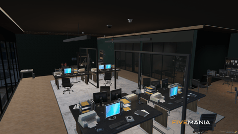 FIVEM Mission Row Police Department V3 | Comprehensive Police Station MLO | Interior & Exterior | Helipad | Multiple Offices | Add-On | Optimized | Fivem Ready | High Quality — image 18