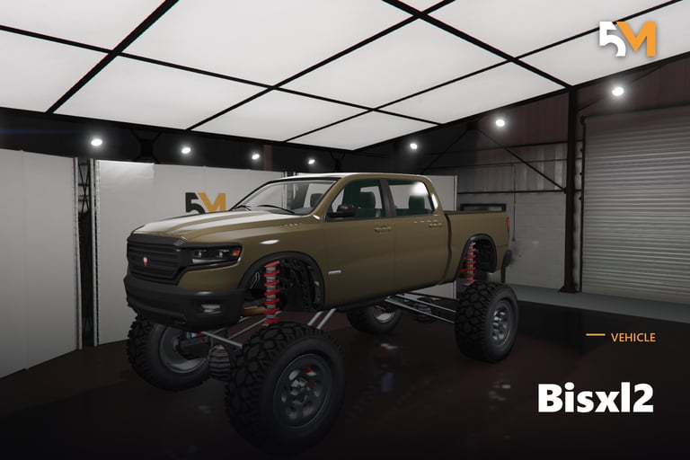 FIVEM Bisxl2, Lifted Monster Truck [Unbadged] Add-On