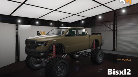 FIVEM Bisxl2 | Lifted Monster Truck [Unbadged] Add-On | High Suspension | Custom Wheels | Interior & Exterior | Add-On | Optimized | Fivem Ready | High Quality cover