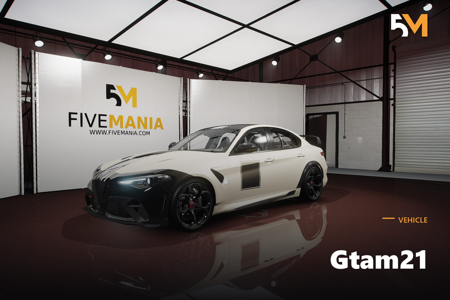 FIVEM Gtam21 | Realistic Sports Car [Badged] Add-On | Interior & Exterior | Optimized | Fivem Ready | High Quality