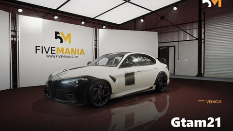 FIVEM Gtam21 | Realistic Sports Car [Badged] Add-On | Interior & Exterior | Optimized | Fivem Ready | High Quality cover