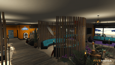 FIVEM Pearls Lounge | Coastal Seafood Restaurant & Lounge MLO | Interior & Exterior | Outdoor Seating | DJ Booth | Add-On | Optimized | Fivem Ready | High Quality — image 4