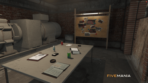 FIVEM Secret Fight Club | Underground Fight Club MLO | Interior & Exterior | Boxing Ring | Bar Area | Office Space | Add-On | Optimized | Fivem Ready | High Quality — image 9