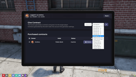 FIVEM Heist Contracts | Advanced Crime Script | Multiple Heists | Minigames | Admin Panel | Custom UI | Add-On | Optimized | Fivem Ready | High Quality, image 12
