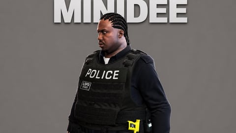 Minidee | Male Ped | Multiple Outfits | Optimized & Fivem Ready [Add-On] cover
