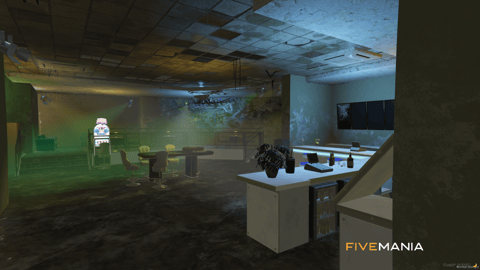 FIVEM Blackmarket Hideout | Multi-Purpose Criminal MLO | Drug Lab | Gambling Den | Bar Interior | Interior & Exterior | Add-On | Optimized | Fivem Ready | High Quality — image 24