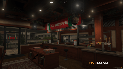 FIVEM Aldente Restaurant | Cozy Italian Dining MLO | Interior & Exterior | Add-On | Optimized | Fivem Ready | High Quality — image 16