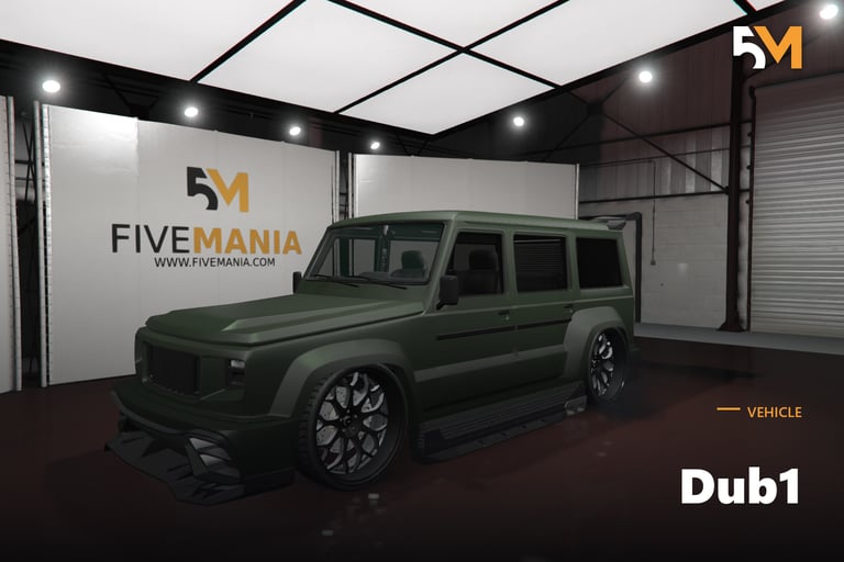 FIVEM Dub1, Custom Tuned SUV [Unbadged] Add-On