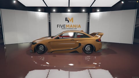 FIVEM Cyp2 | Realistic Sports Car [Unbadged] Add-On | Custom Body Kit | Spoiler | Custom Wheels | Red Interior Accents | Add-On | Optimized | Fivem Ready | High Quality, image 7