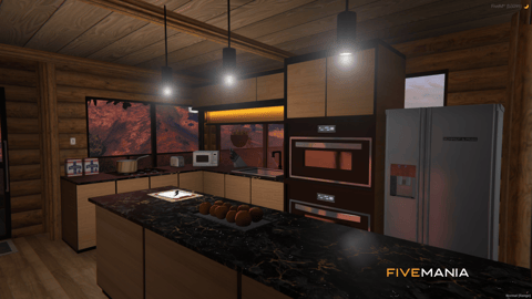 FIVEM Vinewood Hill House | Luxury Hillside MLO | Interior & Exterior | Swimming Pool | Custom Props | Add-On | Optimized | Fivem Ready | High Quality — image 7