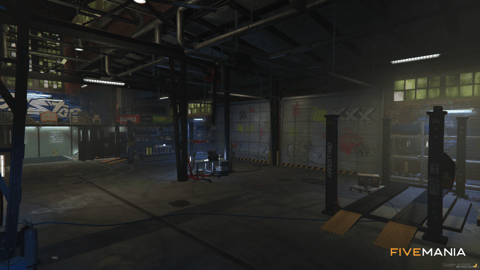 FIVEM Pitstop Hub | Custom Mechanic Shop MLO | Interior & Exterior | Detailed Garage | Lounge Area | Add-On | Optimized | Fivem Ready | High Quality — image 8