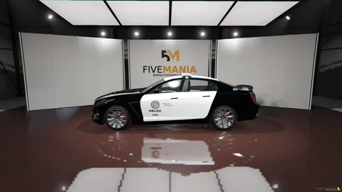 FIVEM Dodge Charger | Lore Friendly Police Sedan | Working Lights | Police Livery | Custom Wheels | Add-On | Optimized | Fivem Ready | High Quality, image 7
