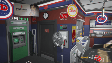 FIVEM Ltd Gasoline | Gas Station & Convenience Store MLO | Interior & Exterior | Custom Props | Add-On | Optimized | Fivem Ready | High Quality — image 8