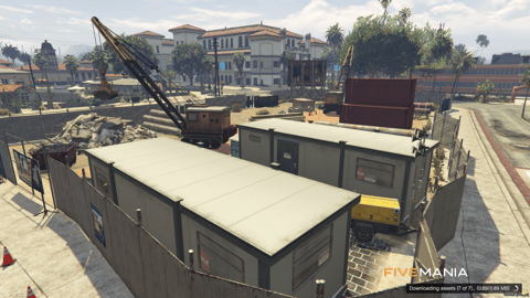 FIVEM Sandy Downtown Construction | Construction Site Map Edit | Props & Objects | Add-On | Optimized | Fivem Ready | High Quality — image 4