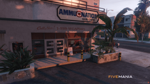 FIVEM Ammunation Small Reworked | Reworked Gun Store MLO | Interior & Exterior | Custom Props | Add-On | Optimized | Fivem Ready | High Quality — image 2