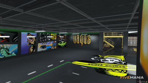 FIVEM Vagosworkshop | Gang Themed Mechanic MLO | Interior & Exterior | Custom Props | Unique Design | Add-On | Optimized | Fivem Ready | High Quality — image 6