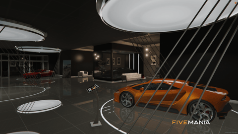 FIVEM Luxury Autos Dealership | Luxury Vehicle Dealership MLO | Interior & Exterior | Reception Area | Office Space | Garage | Add-On | Optimized | Fivem Ready | High Quality — image 6