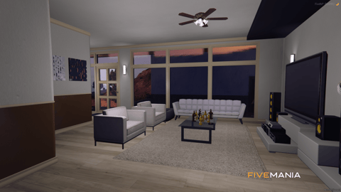 FIVEM Mountain House 2 | Luxury Mountain Home MLO | Interior & Exterior | Pool & Deck | Garage | Add-On | Optimized | Fivem Ready | High Quality — image 8