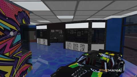 FIVEM West Coast Garage | Full-Service Garage MLO | Interior & Exterior | Multiple Repair Bays | Office & Lounge | Add-On | Optimized | Fivem Ready | High Quality — image 4