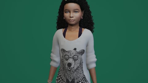 Naomi | Female Teen Ped | Multiple Outfits | Optimized & Fivem Ready [Add-On] — image 4