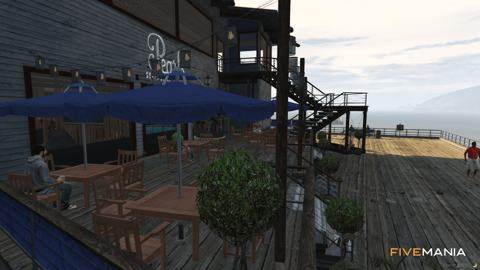 FIVEM Pearls Lounge | Coastal Seafood Restaurant & Lounge MLO | Interior & Exterior | Outdoor Seating | DJ Booth | Add-On | Optimized | Fivem Ready | High Quality — image 10