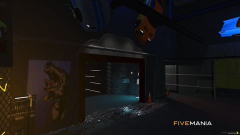 FIVEM Bunker Mirror | Underground Garage MLO | Custom Interior & Exterior | Workshop & Bar | Optimized Lighting | Add-On | Optimized | Fivem Ready | High Quality — image 15