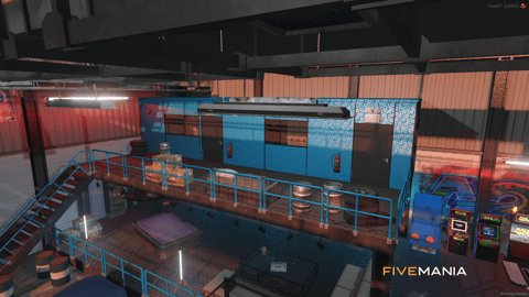 FIVEM Tuner Shop V2 | Modern Tuner Shop MLO | Interior & Exterior | Multiple Bays | Custom Props | Arcade Area | Add-On | Optimized | Fivem Ready | High Quality — image 10