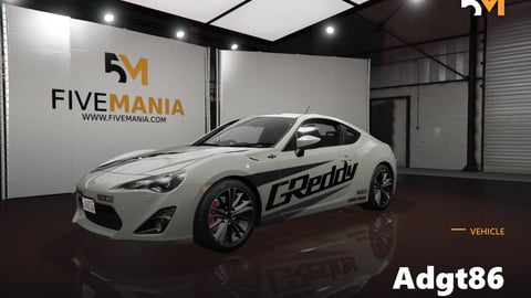 FIVEM Adgt86 | Realistic Sports Car [Unbadged] Add-On | GReddy Livery | Optimized | Fivem Ready | High Quality cover