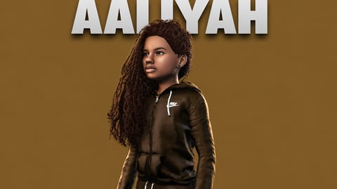 Aaliyah | Female Teen Ped | Multiple Outfits | Optimized & Fivem Ready [Add-On] cover