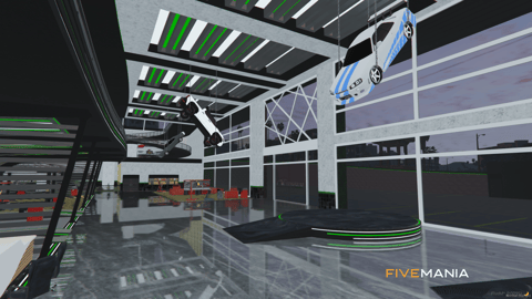 FIVEM Underground Mechanic | Modern Multi-Level Garage MLO | Interior & Exterior | Custom Props | Rooftop Helipads | Vehicle Lifts | Add-On | Optimized | Fivem Ready | High Quality — image 9