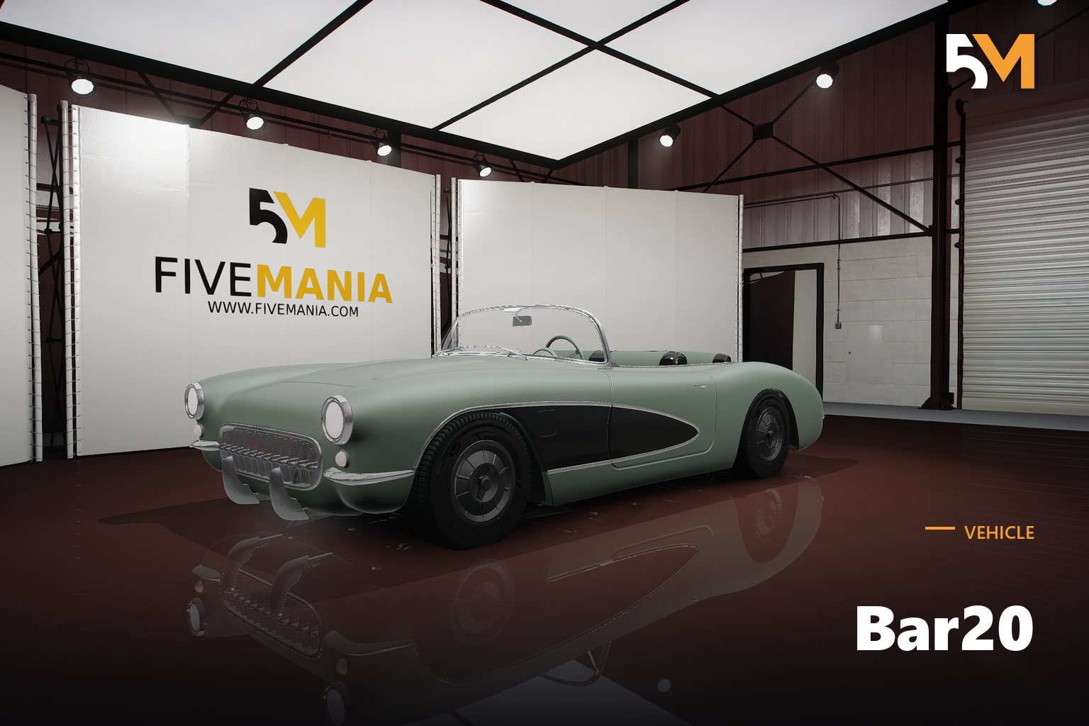 FIVEM Bar20 | Classic Sports Car [Unbadged] Add-On | Interior & Exterior | Working Lights | Optimized | Fivem Ready | High Quality