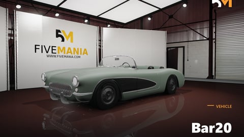 FIVEM Bar20 | Classic Sports Car [Unbadged] Add-On | Interior & Exterior | Working Lights | Optimized | Fivem Ready | High Quality cover