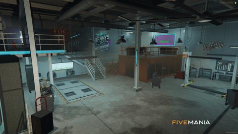 FIVEM Paleto Bennys | Custom Mechanic Shop MLO | Interior & Exterior | Lounge Area | Stunt Track | Custom Props | Add-On | Optimized | Fivem Ready | High Quality — image 11