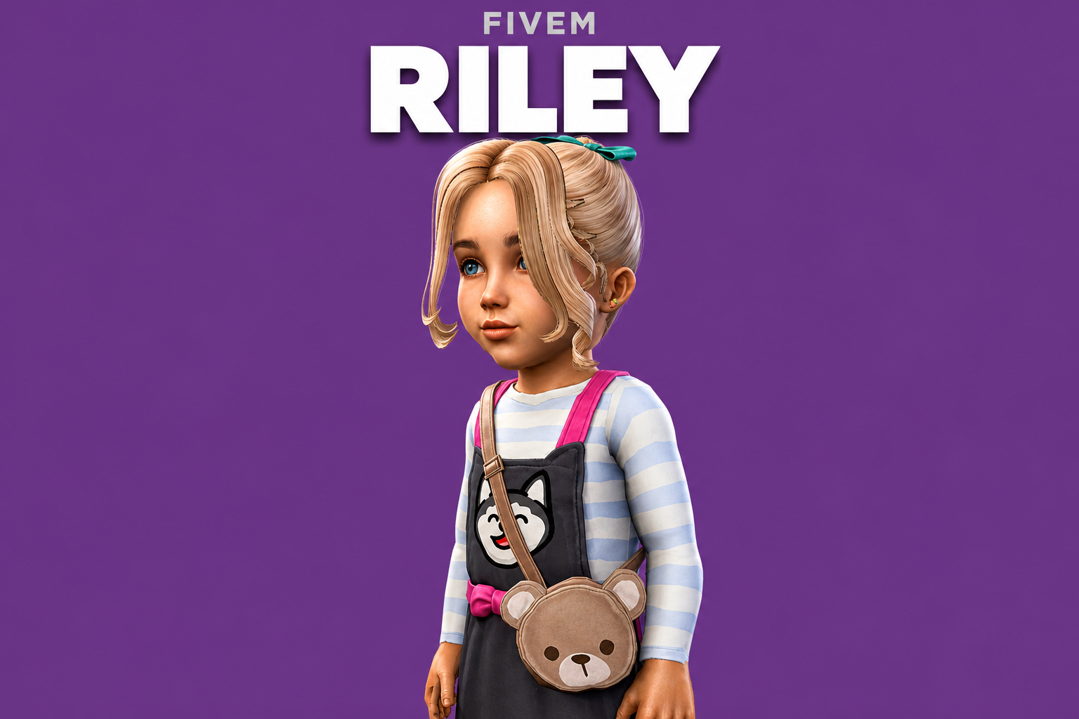 Riley | Female Ped | Multiple Outfits | Optimized & Fivem Ready [Add-On]