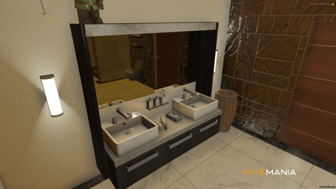 FIVEM Mountain House 2 | Luxury Mountain Home MLO | Interior & Exterior | Pool & Deck | Garage | Add-On | Optimized | Fivem Ready | High Quality — image 13