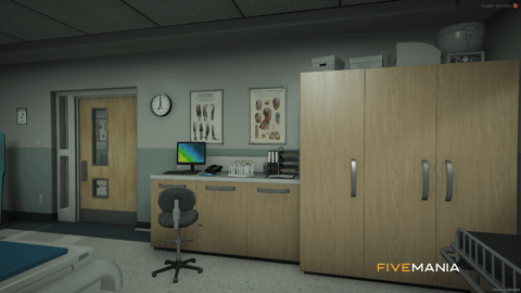 FIVEM Medical Center V3 | Comprehensive Hospital MLO | Interior & Exterior | Waiting Rooms | Patient Rooms | CT Scan | Add-On | Optimized | Fivem Ready | High Quality — image 18