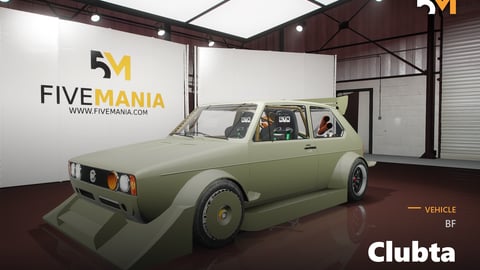 FIVEM BF Clubta | Rally Race Car Add-On | Interior & Exterior | Tuning Parts | Custom Body Kit | Roll Cage | Optimized | Fivem Ready | High Quality | Add-On cover