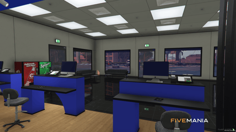 FIVEM Airport Square | Modern Airport Area MLO | Interior & Exterior | Car Rental & Cafe | Add-On | Optimized | Fivem Ready | High Quality — image 13
