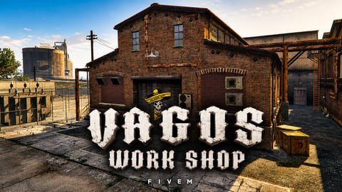 FIVEM Vagosworkshop | Gang Themed Mechanic MLO | Interior & Exterior | Custom Props | Unique Design | Add-On | Optimized | Fivem Ready | High Quality cover