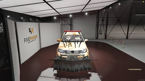 FIVEM Sw4pm | Post-Apocalyptic SUV [Unbadged] Add-On | Custom Armor | Working Lights | Unique Design | Add-On | Optimized | Fivem Ready | High Quality, image 4