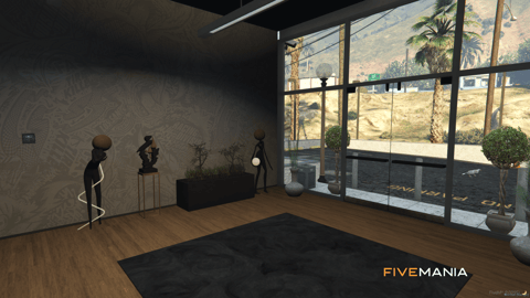 FIVEM Tuning Bar Mechanic | Modern Garage & Restaurant MLO | Interior & Exterior | Rooftop Terrace | Custom Props | Add-On | Optimized | Fivem Ready | High Quality — image 11