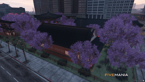 FIVEM Legion Square Tokyo | Japanese Themed Map Edit | Cherry Blossom Trees & Custom Buildings | Optimized | Fivem Ready | High Quality — image 2