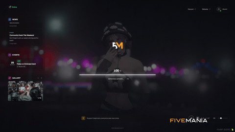 FIVEM Loading Screen | Customizable Server Intro | Dynamic Backgrounds | News & Events Display | Music Player | Add-On | Optimized | Fivem Ready | High Quality, image 4