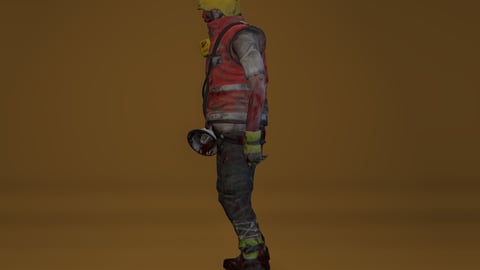 Victor | FiveM Male Ped | Undead Worker | Multiple Outfits | Optimized & Fivem Ready [Add-On], image 8