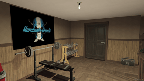 FIVEM El Burro Gang Hideout | Detailed Gang Hideout MLO | Interior & Exterior | Custom Props | Gym & Workshop | Add-On | Optimized | Fivem Ready | High Quality — image 4
