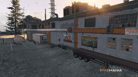 FIVEM Custom Truck Repairs | Heavy Duty Mechanic MLO | Interior & Exterior | Office & Workshop | Service Pits | Add-On | Optimized | Fivem Ready | High Quality — image 4