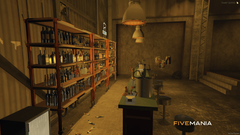 FIVEM Secret Illegal Fight Club | Underground Combat Arena MLO | Interior & Exterior | Bar Area | Fight Cage | Add-On | Optimized | Fivem Ready | High Quality — image 10